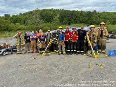 Manchester Firefighters Sharpen Vehicle Extrication Skills During Training