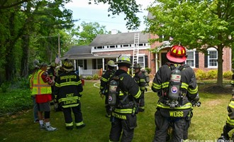 Firefighters Make Quick Work Of Bedroom Fire in Brookhaven.
