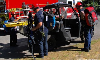 Technical Rescue Team Saves Man’s Best Friend Trapped on Wading River Bluff