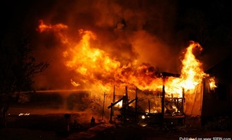 Residential Fire Destroys Mobile Home on Tiffany Lane in Navarre, Florida