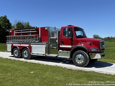 Woodbury Fire Department Received New Freightliner E-One Tanker