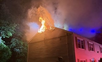 Two-Alarm Fire Damages Building on Gallup Hill Road
