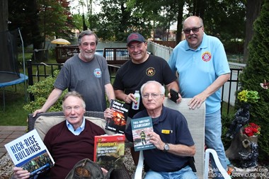 Nationally known N.J. authors at retired FDNY D.C. Vincent Dunn