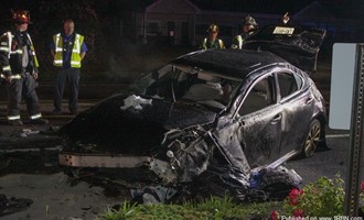 Driver Flees from MVA with Overturn on Mill Rd in Yaphank