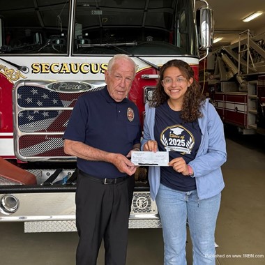 Junior Firefighter Mriam Awad Awarded NJ&NYVFA Scholarship