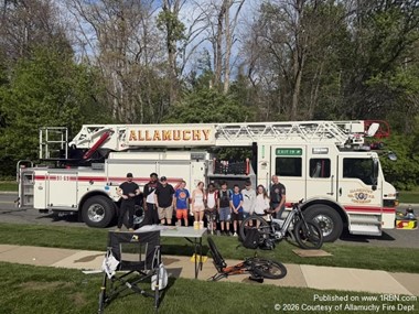 Allamuchy Firefighters Treated to Surprise Lemonade During Training