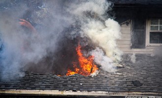 Fully Involved House Fire Triggers 3-Alarm Response