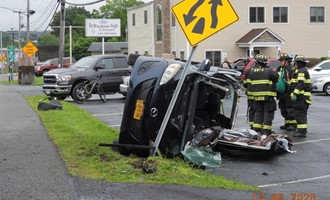 Driver Pinned in Three-Vehicle New Windsor MVA