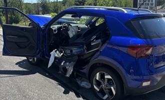 Driver Extricated Following Two-Vehicle Crash at Goffstown Intersection