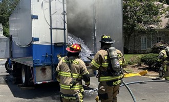 Woodstock Firefighters Quickly Contain Smoldering Commercial Truck Fire
