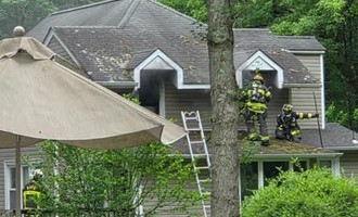 Mutual Aid Crews Assisted at Berkeley Heights Structure Fire
