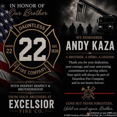 Fire Service Community Mourned Loss of Andy Kaza