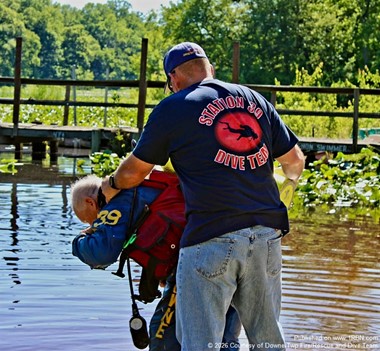 Dive Team Improves Swimming Area Safety at Camp Edge