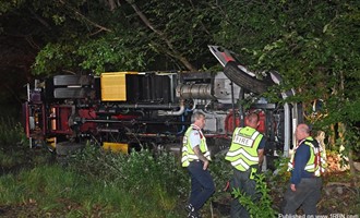 Rollover in Waltham with Unconscious Driver