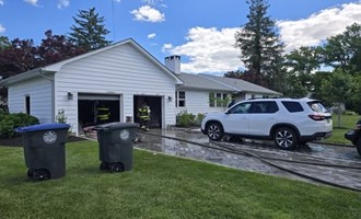 FAST Team Stands By During South Wall Garage Fire