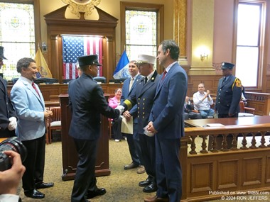 Jersey City FD Matthew Roman & Father, Armando Roman