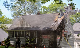 Scotch Plains Working Fire. Portland Ave. 6-21-25.