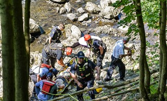 Troy Firefighters Conduct Technical Rescue to Save Injured Man in Poestenkill Gorge