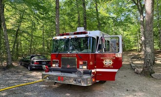 Firefighters Stopped Fire From Spreading on King Road