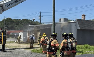 Liquor Store Fire in Norwich