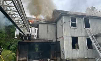Engine 3 Responds to Major Fire in Winchendon