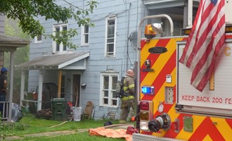 Structure fire for Jamestown N.Y.