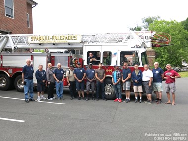 Members of John Pauling Engine Co. 1 & metro Fire Photographers Association