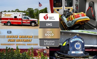 South Walton Fire District Receives AHA Gold Award
