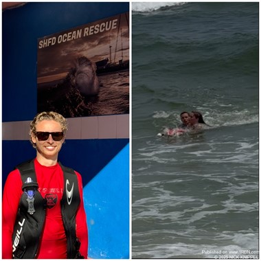 Seaside Heights Ocean Rescue Capt. Nicholas Farrell makes Ocean Save