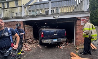 Vehicle vs Building in Norwalk