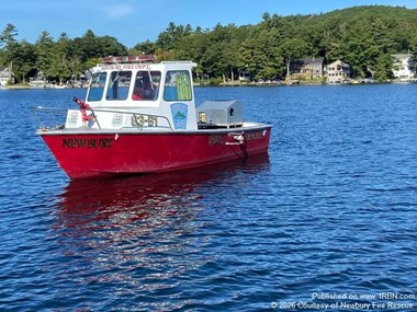 Newbury Fire Rescue Assists Boat Taking on Water on Lake Sunapee