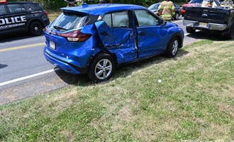 City of Newburgh FD Responds to Two-Vehicle Accident
