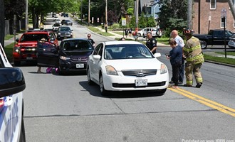 Two vehicle MVA with injuries