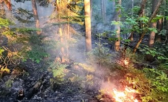 Gilsum Engine 1 Responded to Marlow Brush Fire