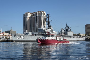 JFRD Marine 38 Dr Robert F Kiely and the USS Orleck DD-886