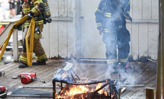 Fire at Camp Kweebec