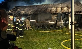 Adams Center Firefighters Support Multi-Agency Structure Fire Response