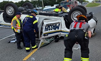 Driver Extricated from Rollover Collision in Ocala