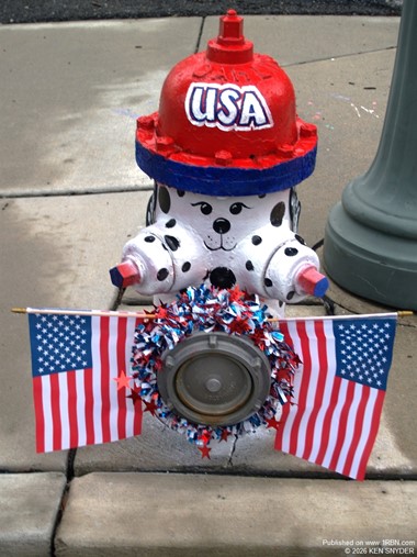 A happy little Pottsville fire hydrant