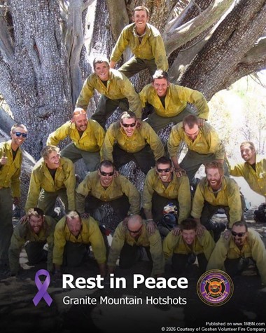 Department Marked 13th Anniversary of Yarnell Hill Fire