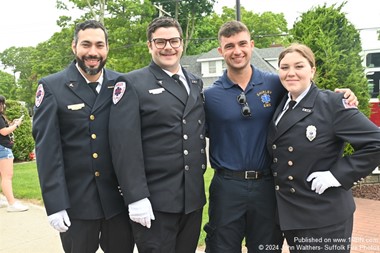 Shirley Ambulance Company Members at Mastic  Memorial Day