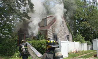 TWO FIEFIGHTERS INJURED IN BERGHENFIELD BLAZE