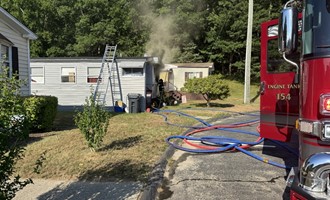 Lisbon Trailer Fire