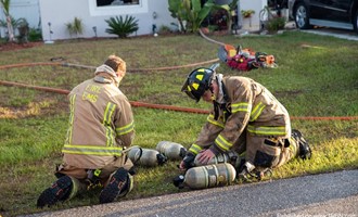 Quick Knockdown of Deep Creek Fire; Arcade Machine at Origin