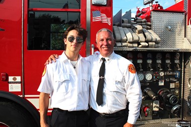 Retired Hackensack Deputy Chief Kenneth Kalman & son Kenneth III