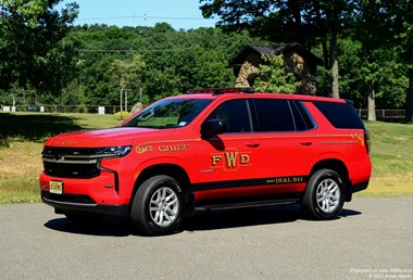 Wharton Borough receives new fire chiefs car