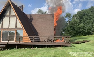 Assist Ridge Fire Company w/ Building Fire