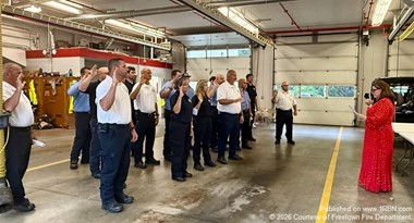 Robert Macomber Promoted to Career Firefighter/EMT in Freetown