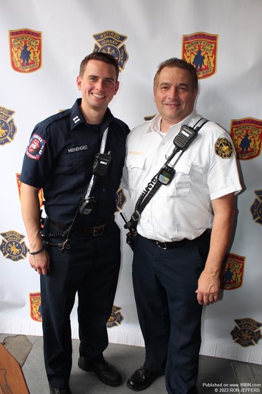 Jersey City Captain Joseph Menendez, Jr. & his father, Deputy Chief Joseph Menendez