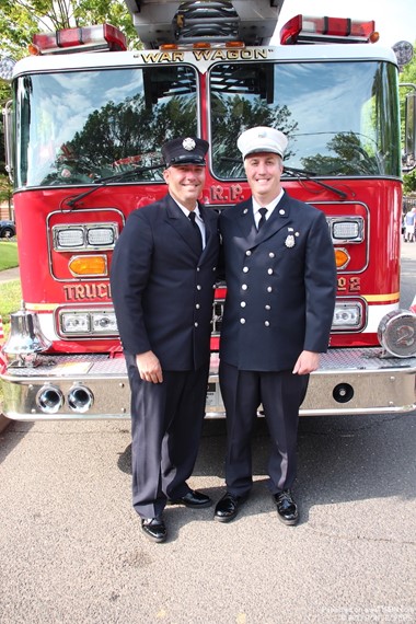 Ridgefield Park Firefighter Bobby Fuchs & his brother, Lt. Rich Fuchs